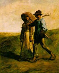 Jean-Francois Millet, dont ce tableau a servie de couverture  l'dition de Jacquou le Croquant de 1985