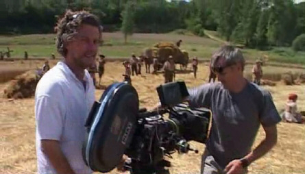 Laurent Boutonnat sur le tournage du gnrique de dbut